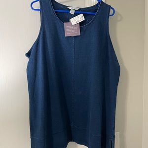 Jean tank top